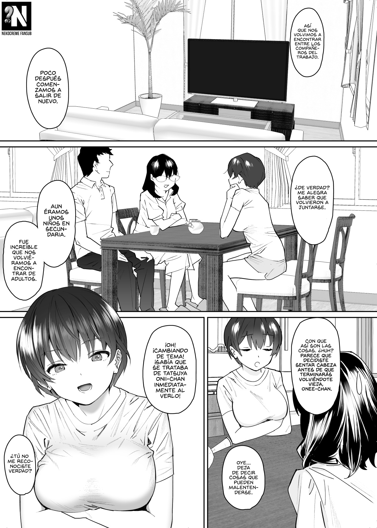 Kanojo to no Kekkon Houkoku ni Kiseishita noni Gimai to Yarimakuri | ¡Visité a mis suegros para anunciarles mi matrimonio y terminé follándome tontamente a la hermana menor de mi esposa! page 6 full