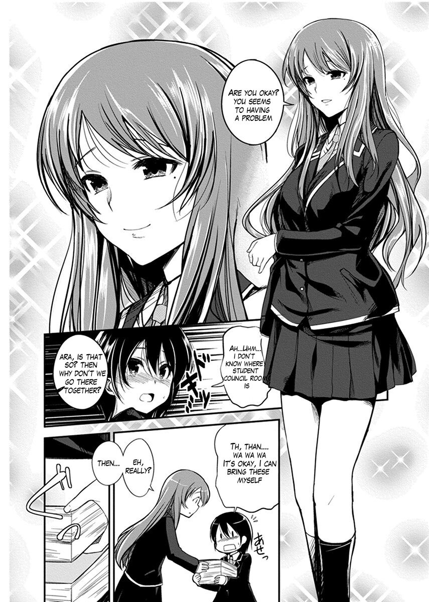 Hentai Seitokaishitsu ~Binyuu Tenkousei x Otokonoko~ page 4 full