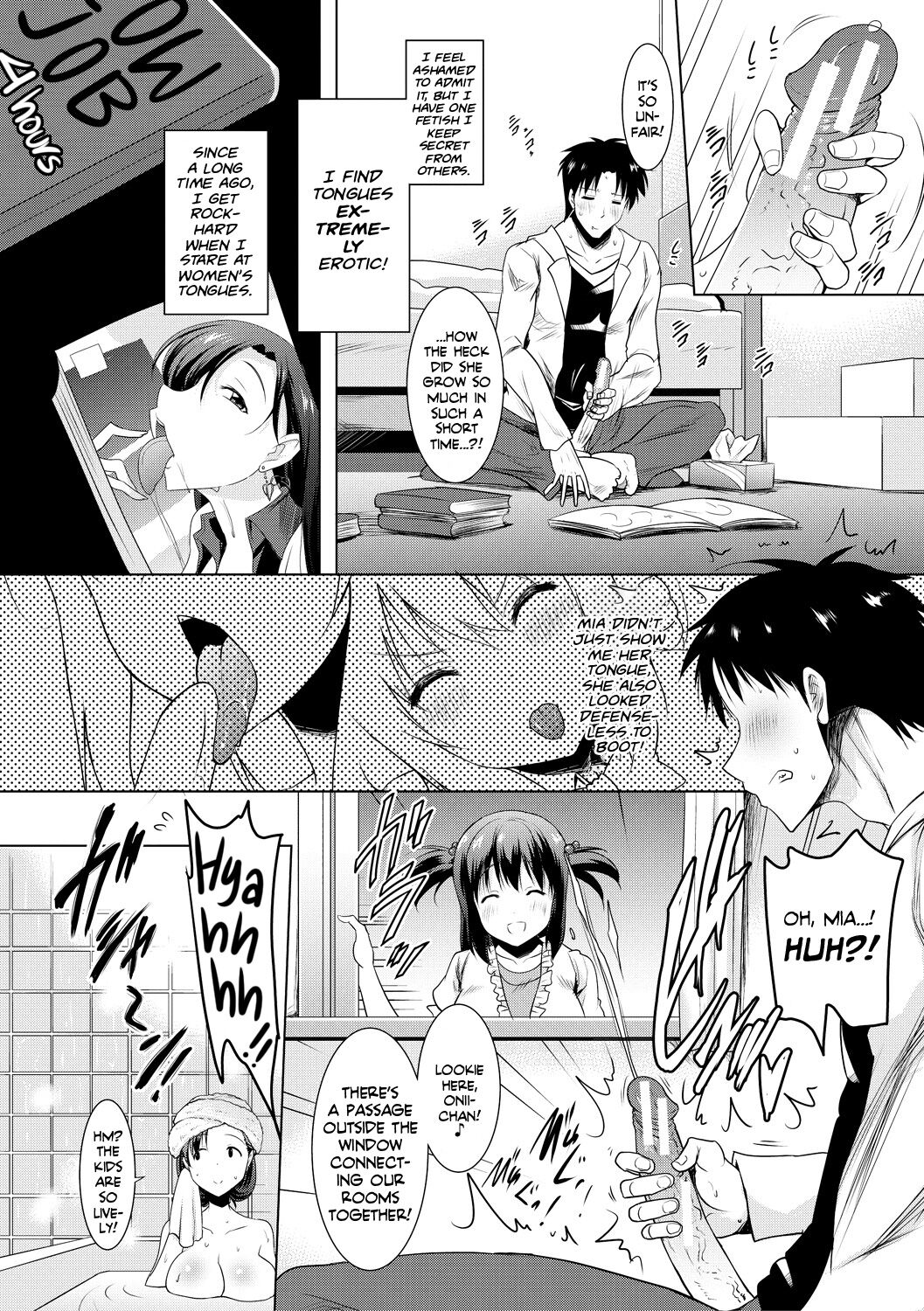 I Can't Live Without My Little Sister's Tongue Chapter 01-02 + Secret Baby-making Sex with a Big-titted Mother and Daughter! page 8 full