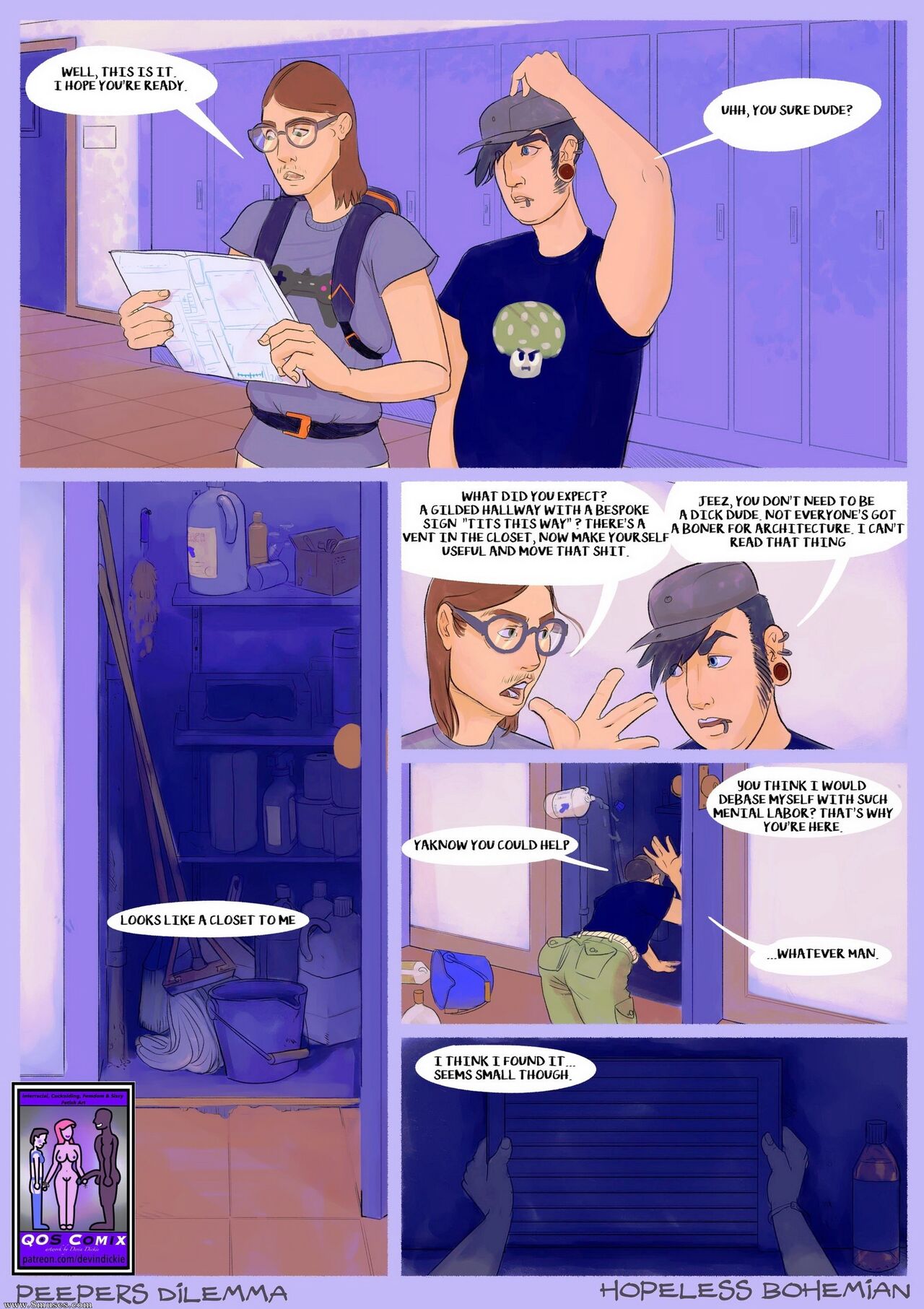 Devin Dickie - Peepers Dilemma page 1 full