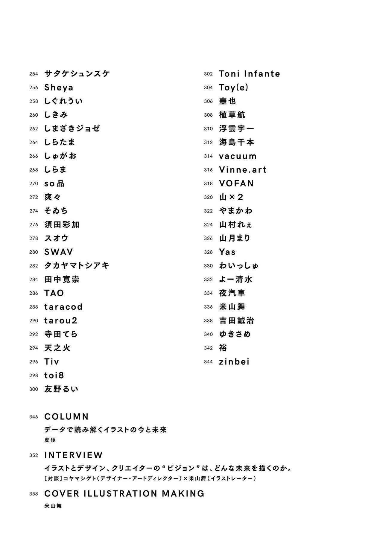 VISIONS 2021 ILLUSTRATORS BOOK page 7 full