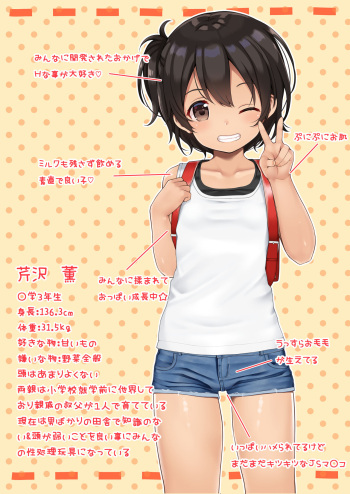 Original Chara Shoukai cover