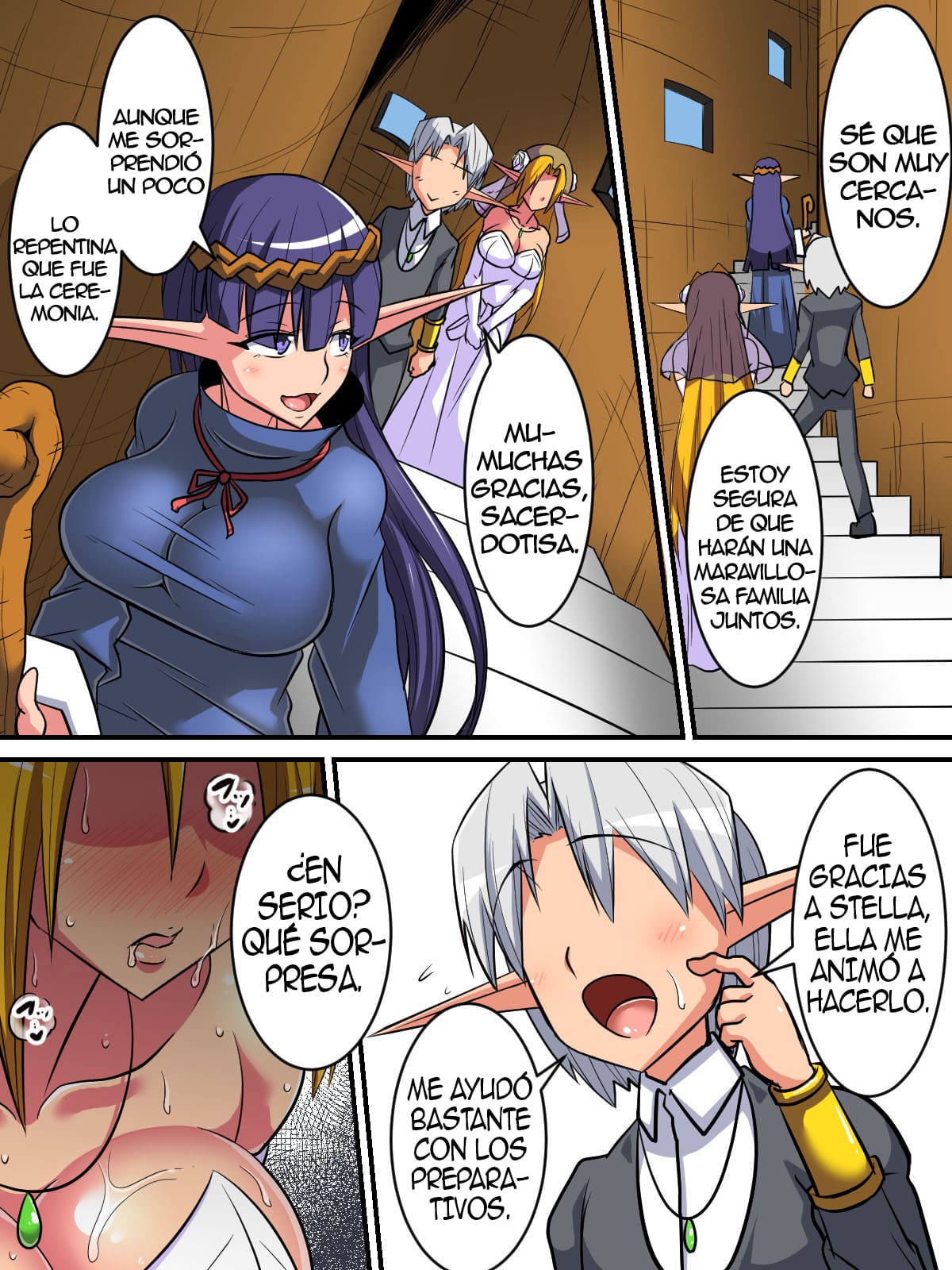 Elf Oyako to Pakopako Ibunka Kouryuu! ~Oyako Haramase Hen~ page 3 full