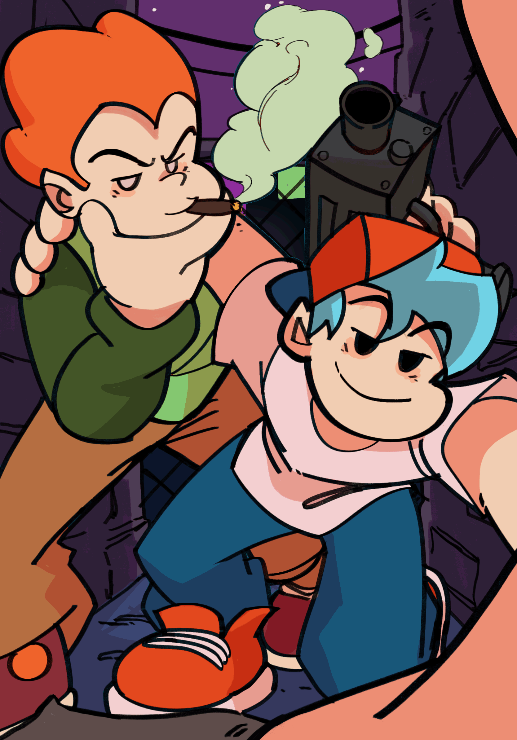 Pico x BF: Careless Alley page 1 full