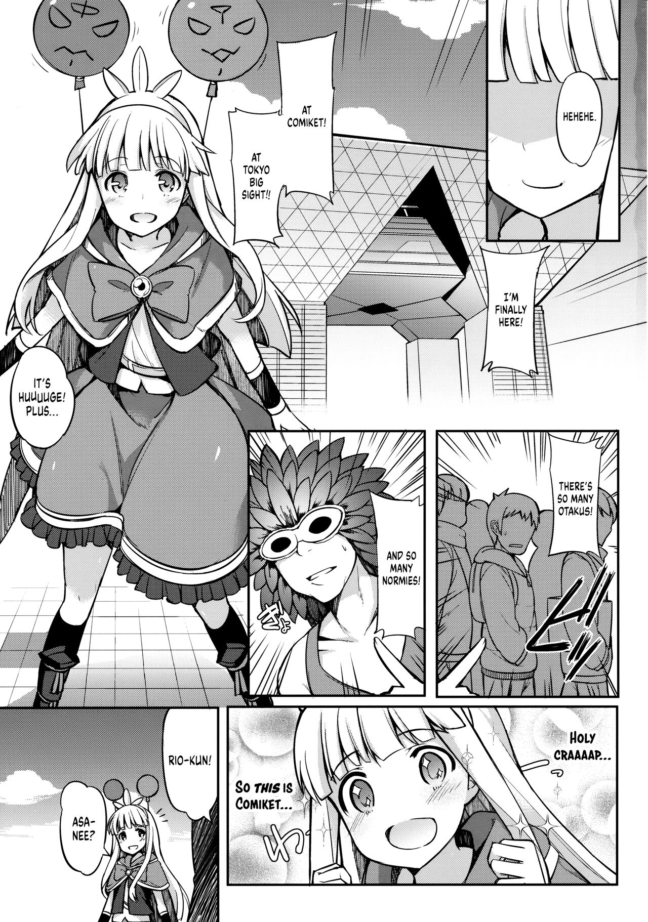 I Cosplayed as a Cross Fate Character at Comiket with an Onee-san I Met on Twitter and Spurted out Something Super Thick page 2 full