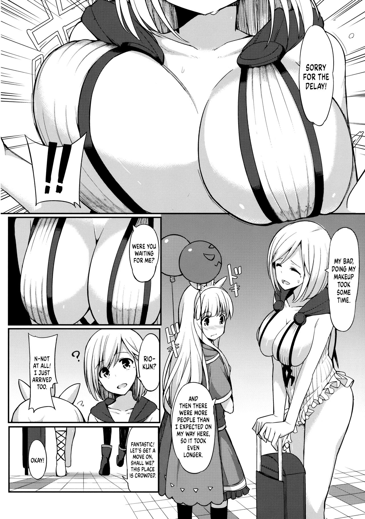 I Cosplayed as a Cross Fate Character at Comiket with an Onee-san I Met on Twitter and Spurted out Something Super Thick page 3 full