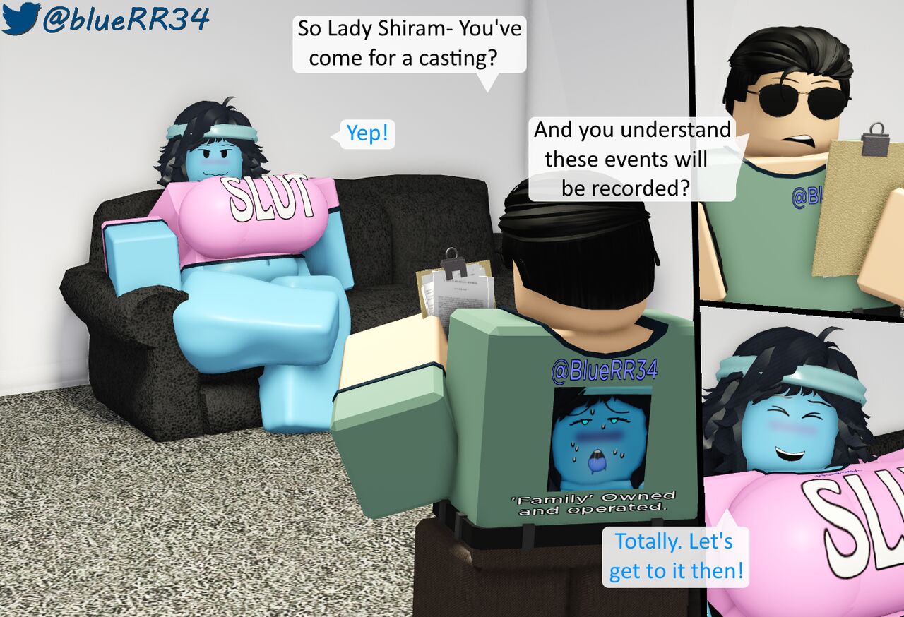 BLUERR34 - Casting Couch page 1 full