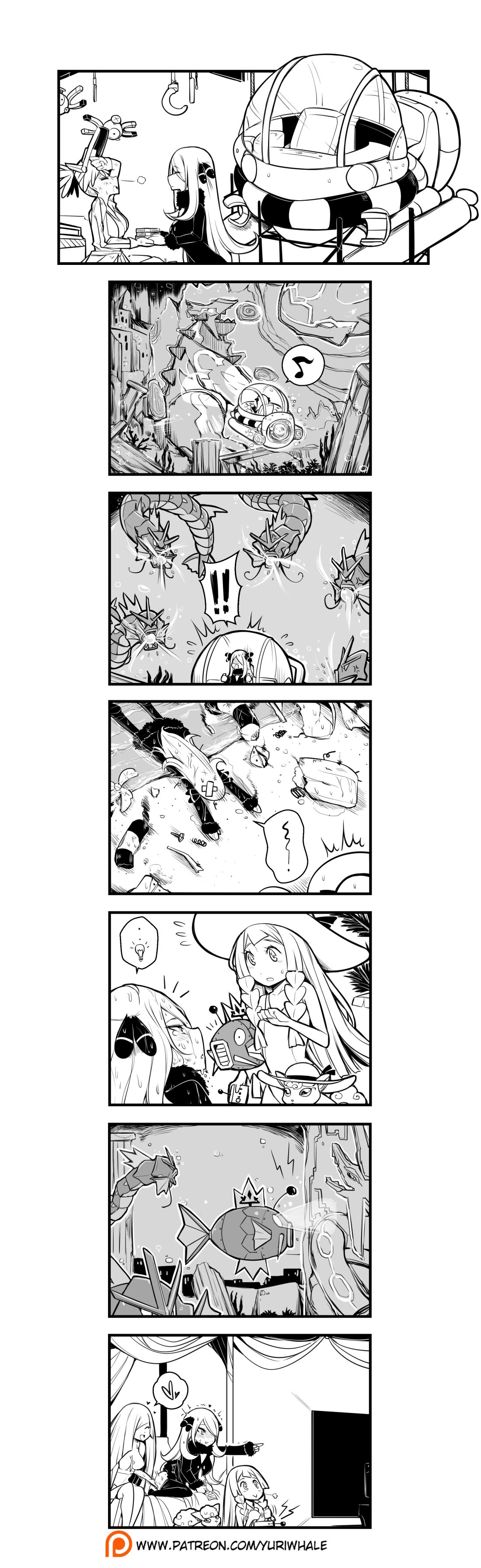 Lusamine X Cynthia Short Doujin page 3 full