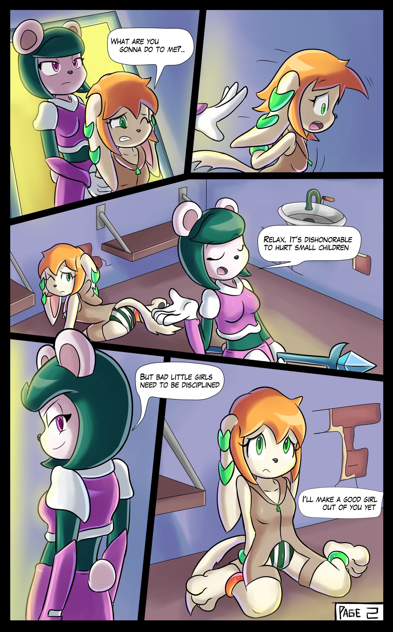 Freedom For Love  + Sketch page 3 full