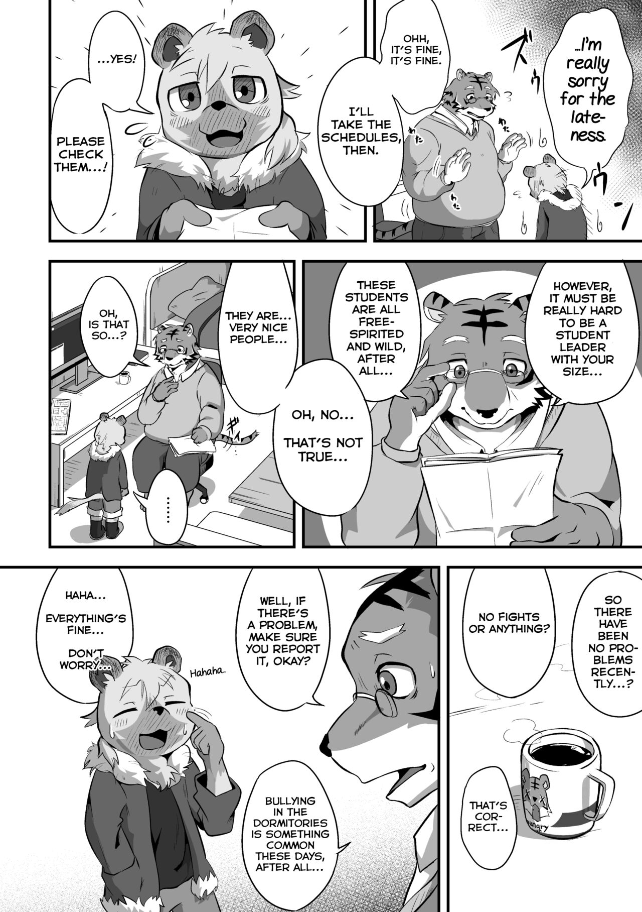 Danshi Ryousei Tachi wa Koyoi mo Nakaga ii page 3 full