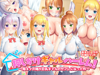 Oshikake Gal Harem! ~InCha no Ore ga Kyonyuu Gal no SeFri ni Natta Ken~ cover
