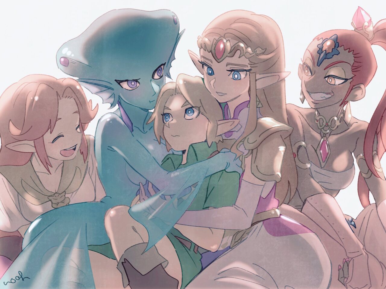 Child Link's Harem page 1 full