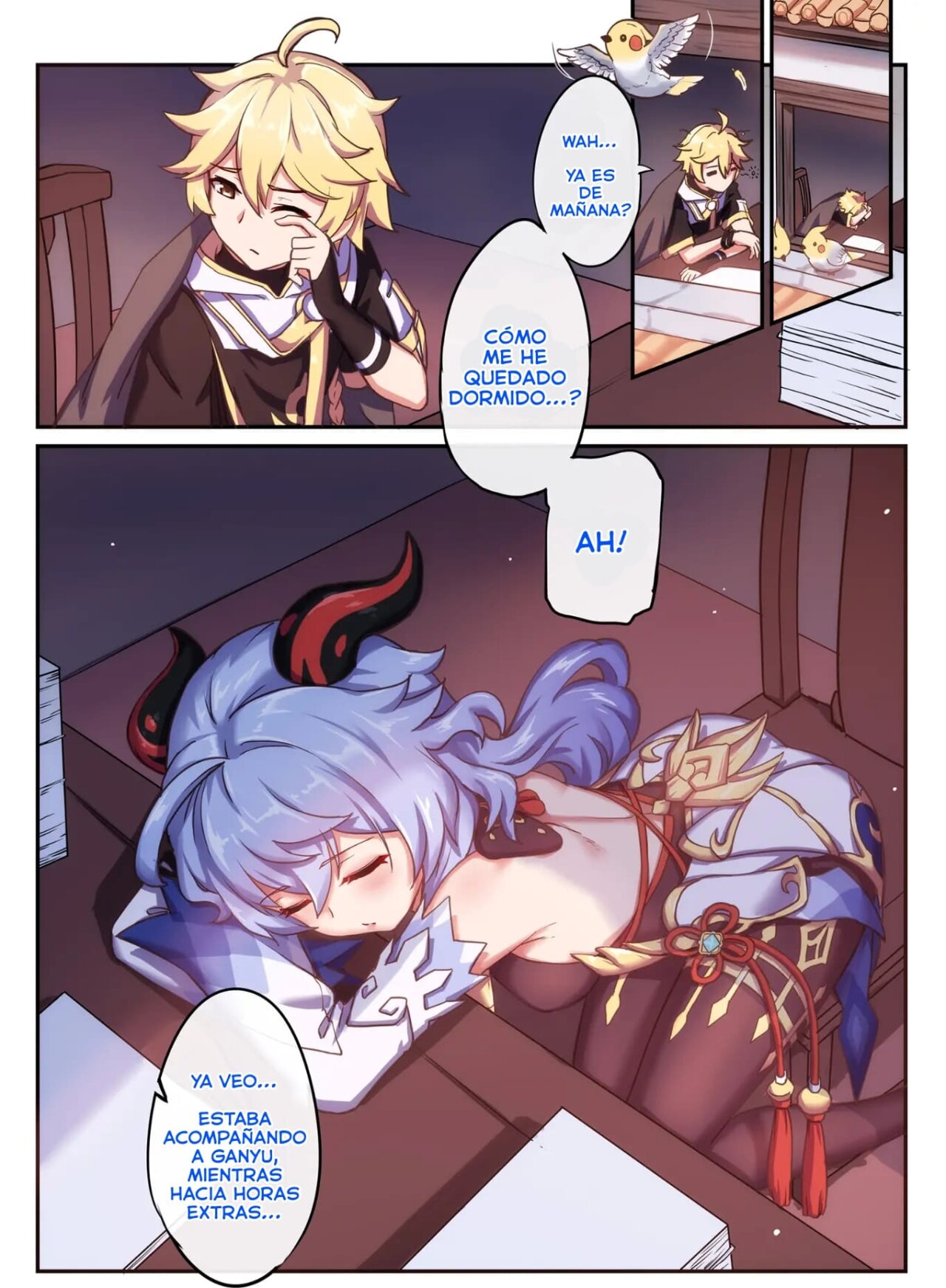 Ganyu to no Zangyou | Trabajando horas extras con Ganyu page 2 full