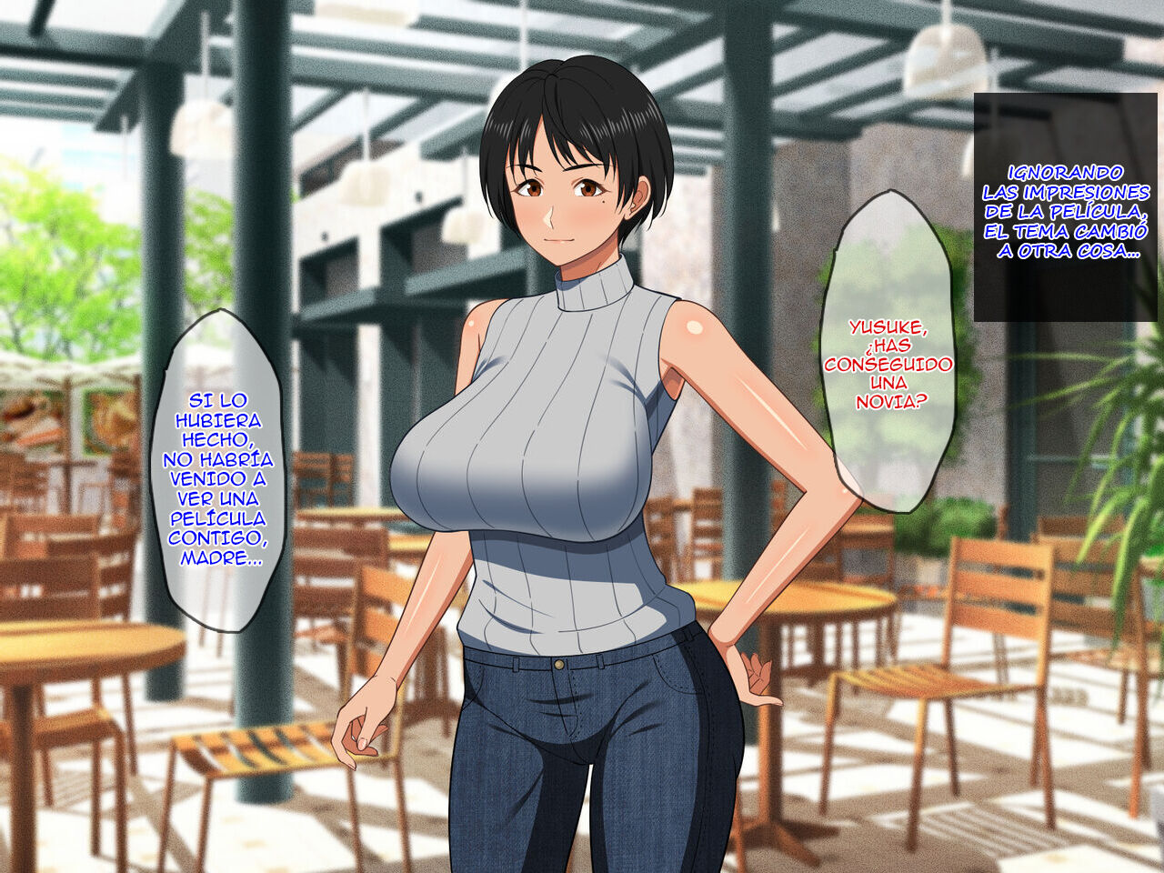 Nakayoshi Boshi wa Otomari Date de Nakadashi Sex o suru | Madre e Hijo Tienen SEXO En Una CITA Nocturna page 4 full