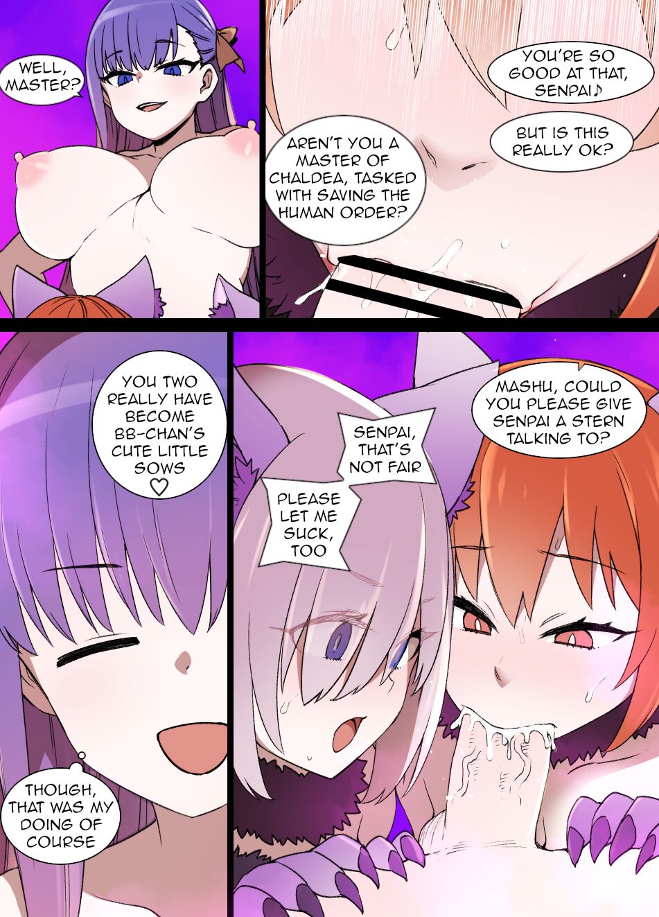FGO Brainwashing Singularity Gudako &amp; Mashu Bimbofication page 1 full
