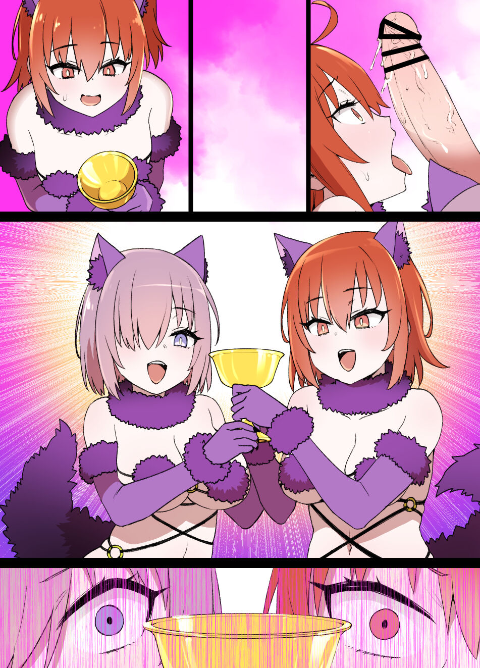 FGO Brainwashing Singularity Gudako &amp; Mashu Bimbofication page 8 full