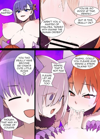FGO Brainwashing Singularity Gudako &amp; Mashu Bimbofication cover