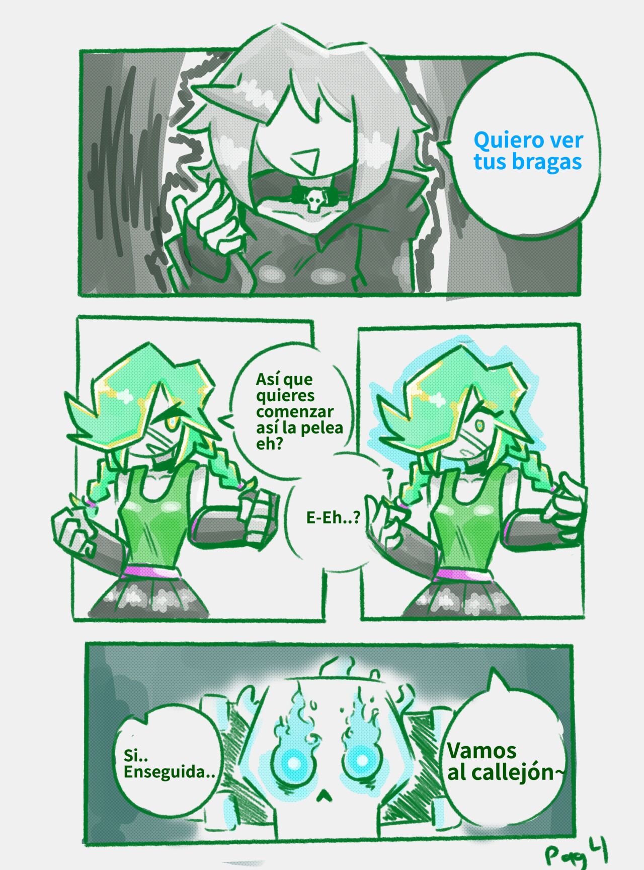 REMATCH SkullGirls Comic page 10 full