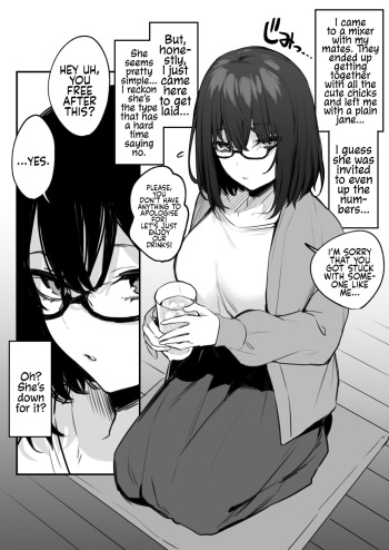 Yaresou dakara toiu Riyuu de Jimi Onna o Sasotta Kekka | I Was Just Looking To Fuck, So I Called Out To This Plain Looking Chick And, Well... cover