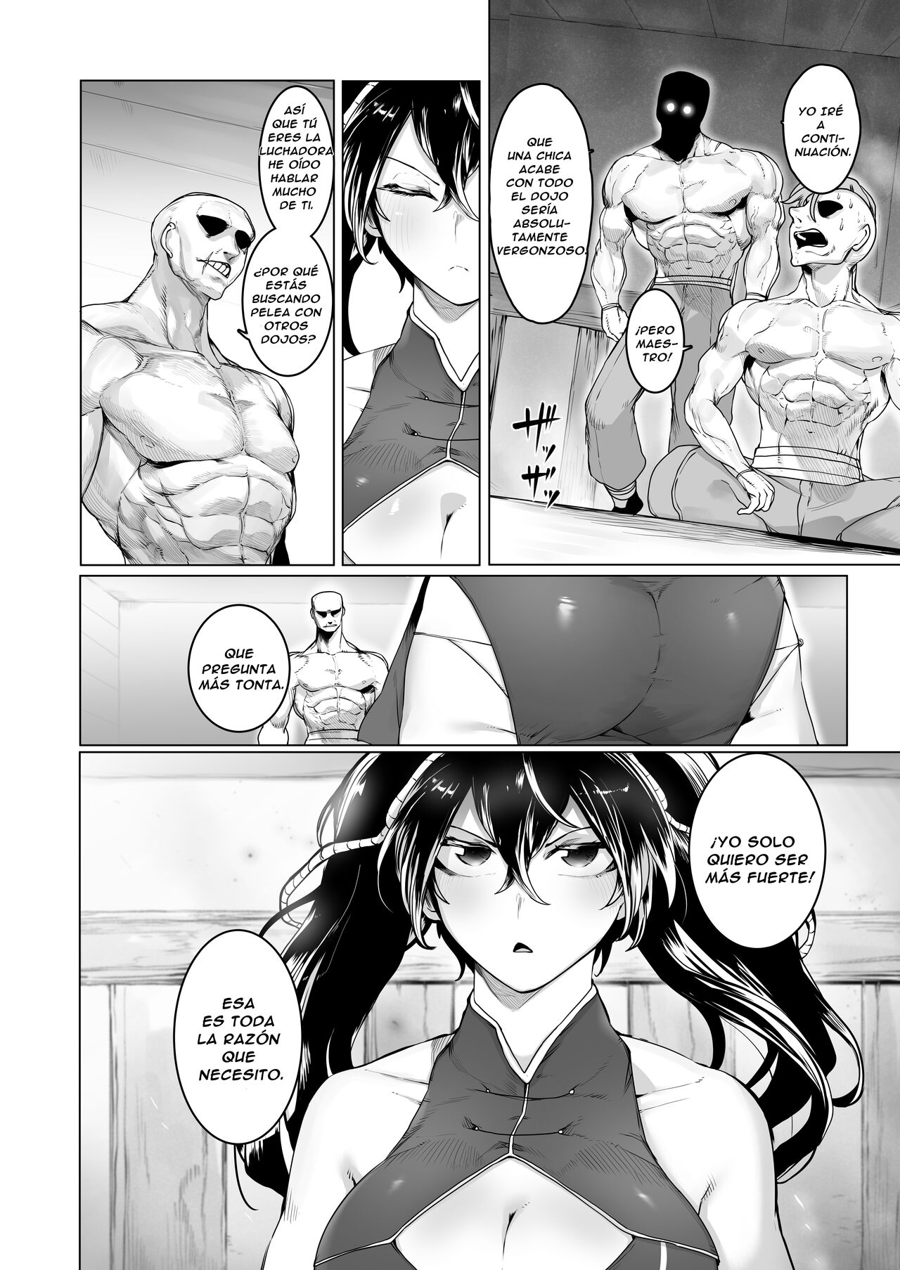 Aru Bujutsuka no Haiboku -Kinbaku Biyaku Kyousei Zecchou- | La derrota de una artista marcial -Esclavitud, Drogas, y orgasmos forzados- page 3 full