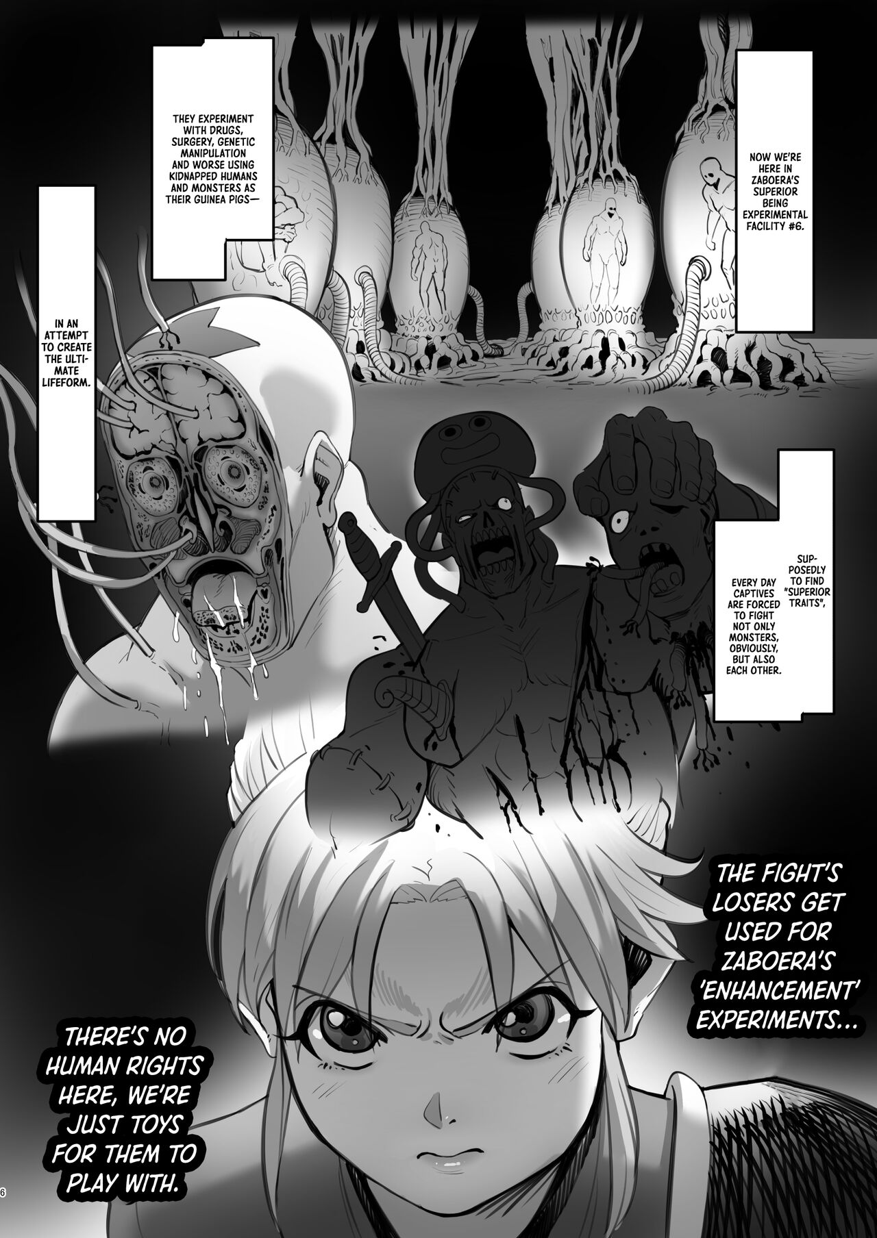 Maam no Chouma Seibutsu Jikken Nikki | Maam's Superior Being Experiment Diary page 6 full