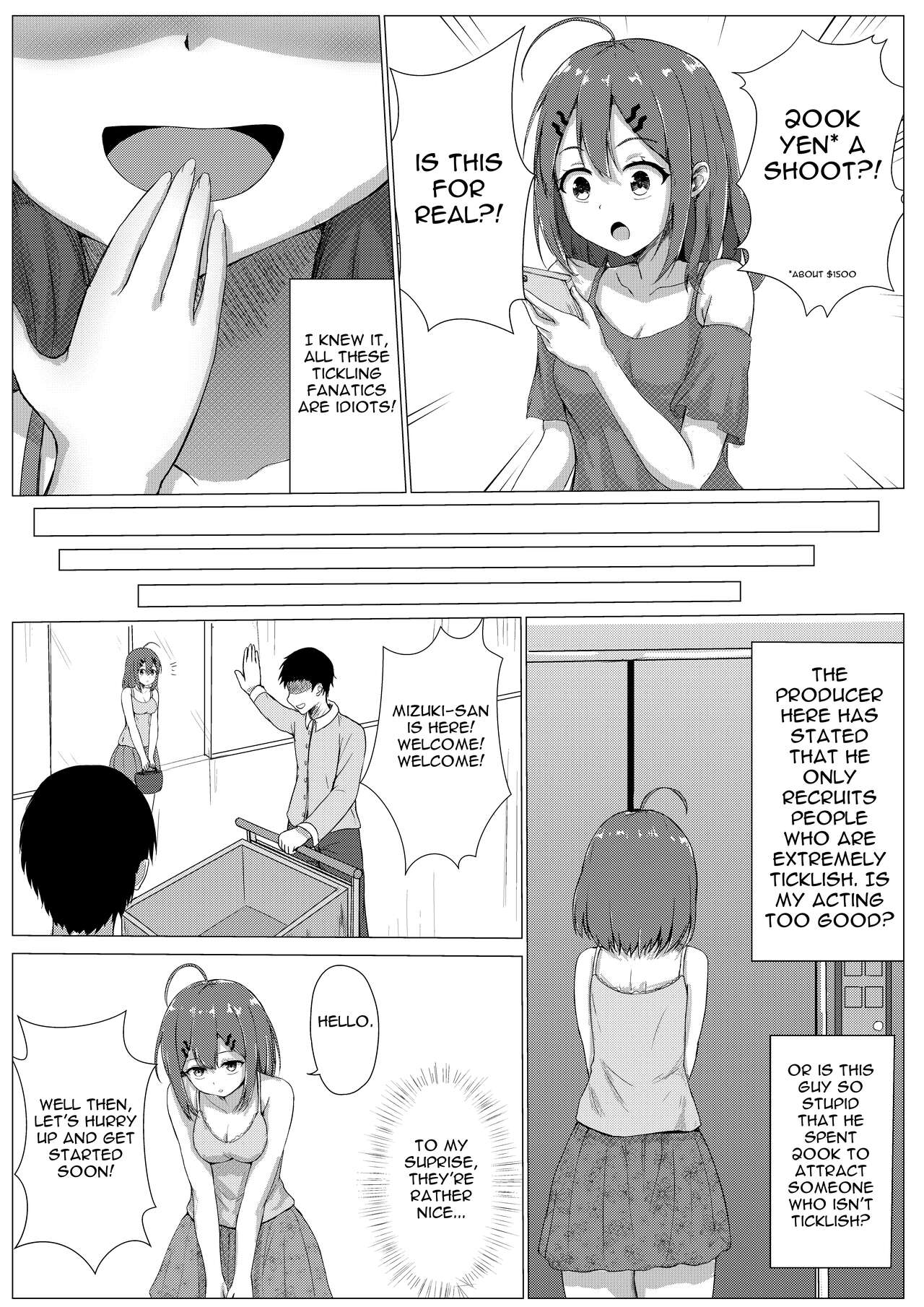 Tickling Actress's Punishment page 4 full