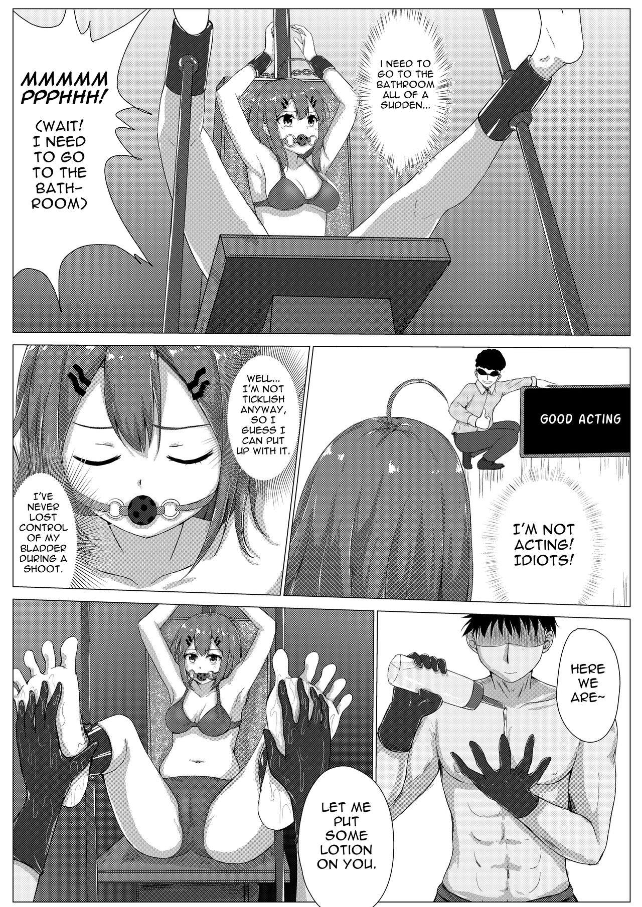 Tickling Actress's Punishment page 8 full