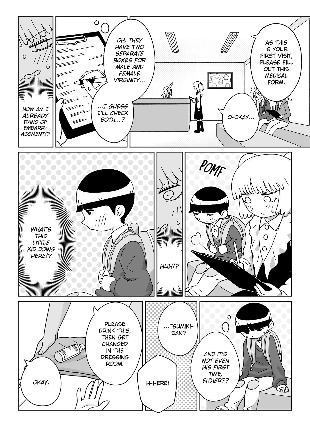 Josoudanshi ga Keneki Land e Itta Hanashi | A Cross-Dresser Visits a Fluid Donation Land page 2 full