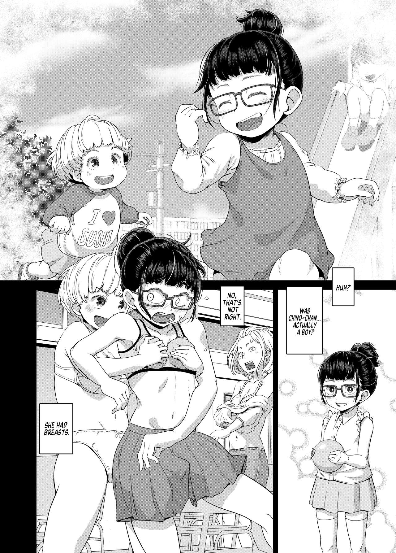 Byousoku de Osu Ochi suru InCha na Futanarikko Kanzenban | The Gloomy Futanari Cannot Defy Her Dick Full Version page 8 full
