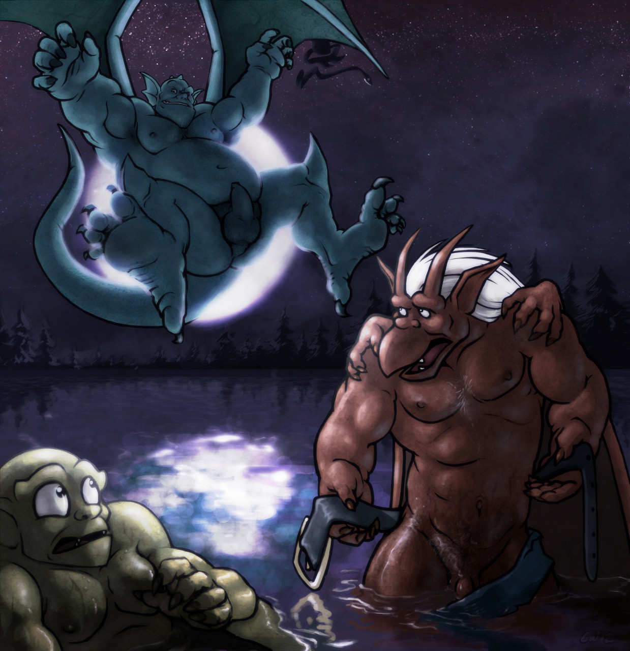 Brooklyn From Gargoyles Gay Artwork page 9 full