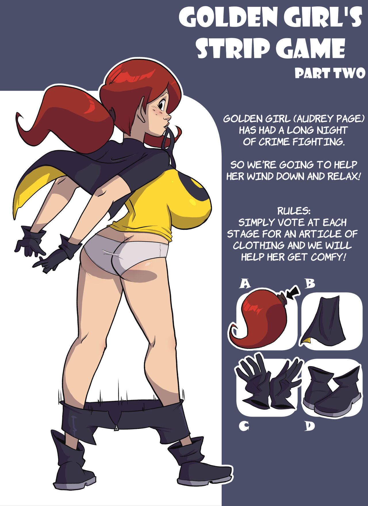 Golden Girl Stripgame page 2 full
