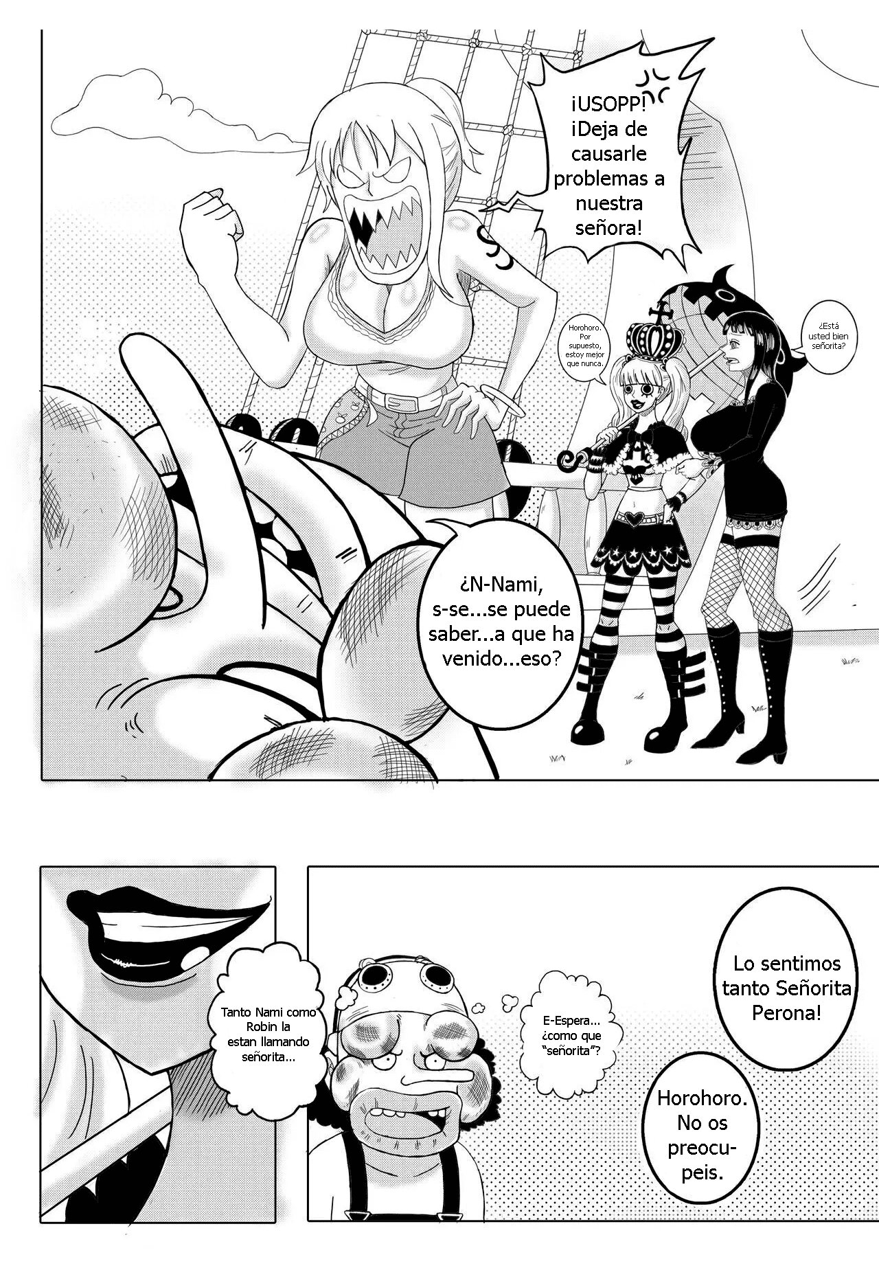 Nami &amp; Robin Hipnosis Pirata page 3 full