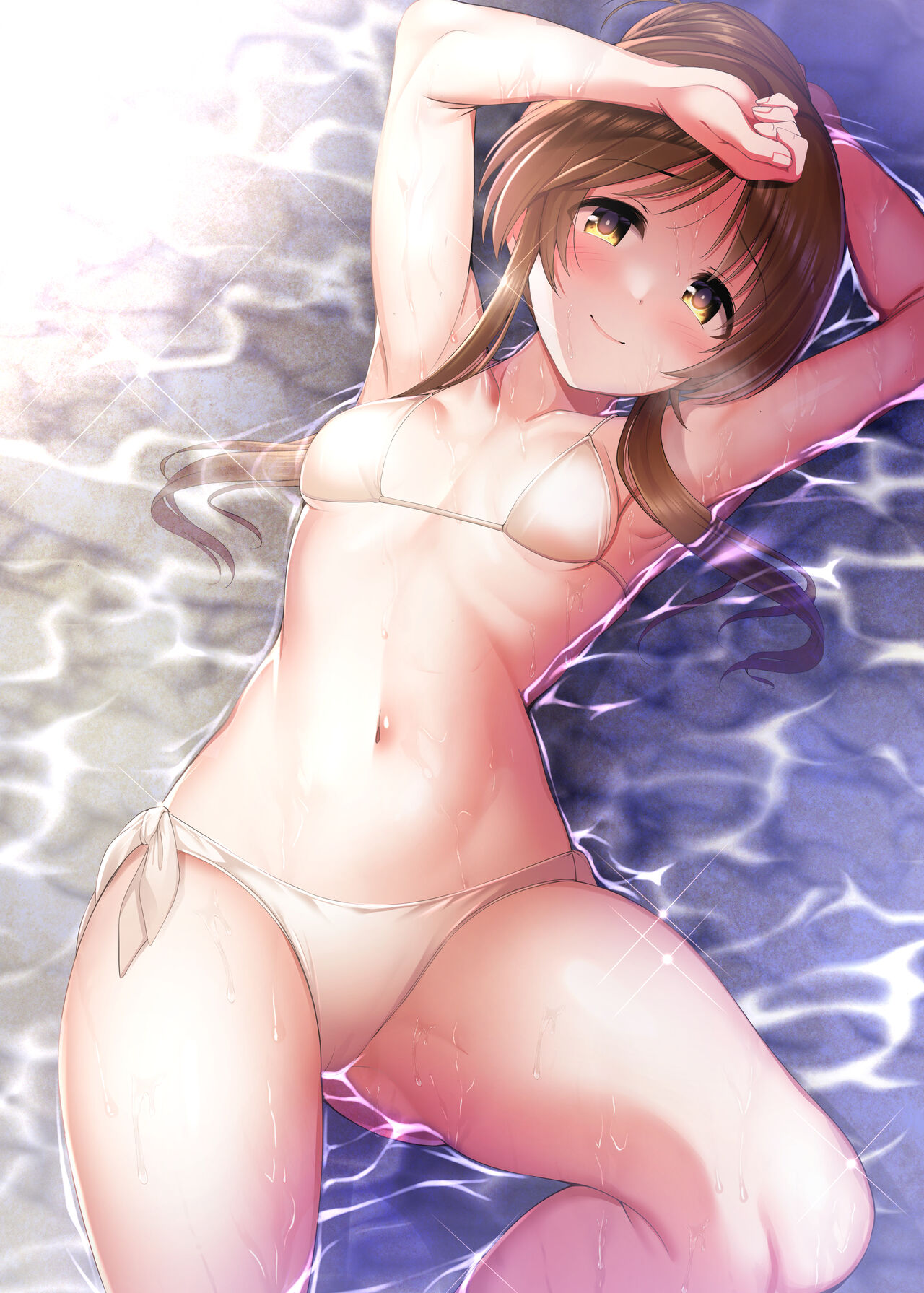藍子とプライベートビーチでしこたまセックスする絵 page 9 full
