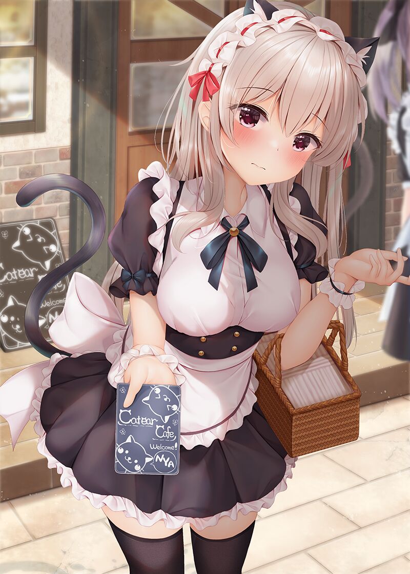 Shinjin Nekomimi Maid JK-chan Hadaka de Gohoushi Shichau!? page 9 full