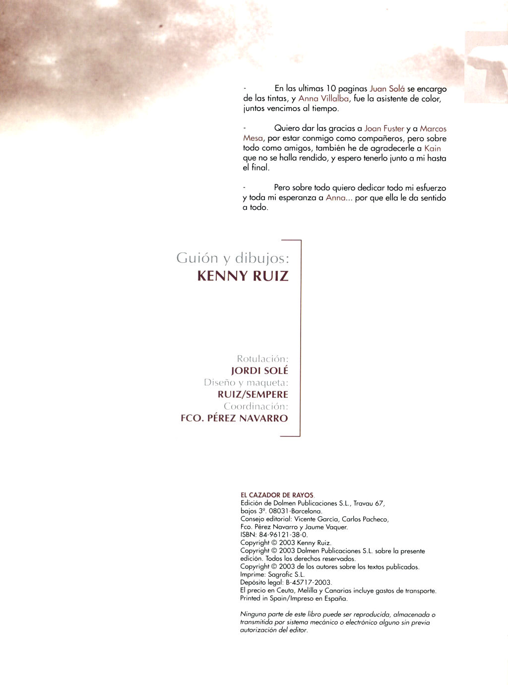 Kenny Ruiz - El Cazador de Rayos 1 - Esperanza page 5 full