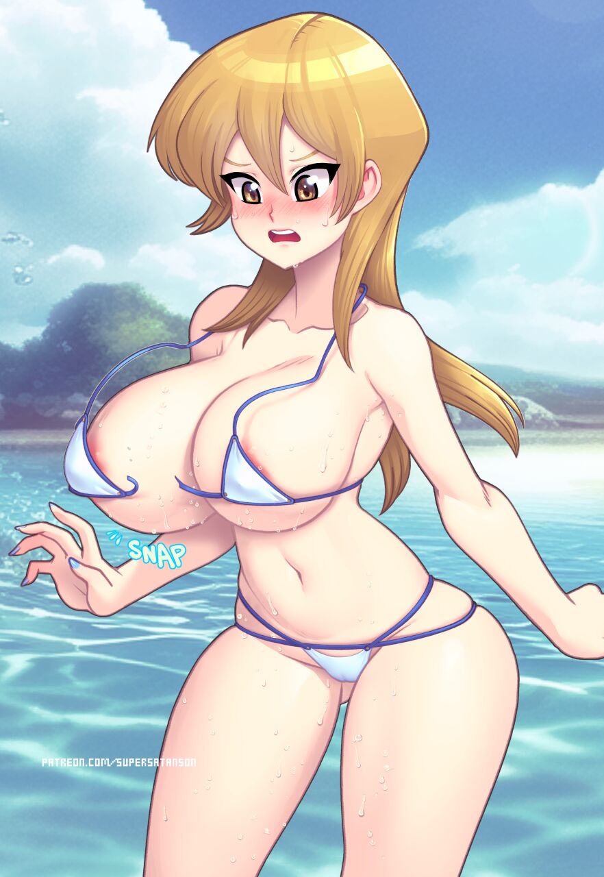 Yu-Gi-Oh! gals in micro swimsuits page 1 full