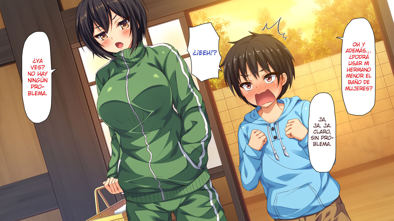 Sentou de Onee-san-tachi ni Ecchi na Itazura o Sarechau Boku | Mis hermanas mayores me jugaron bromas sexuales en la casa de baños page 7 full