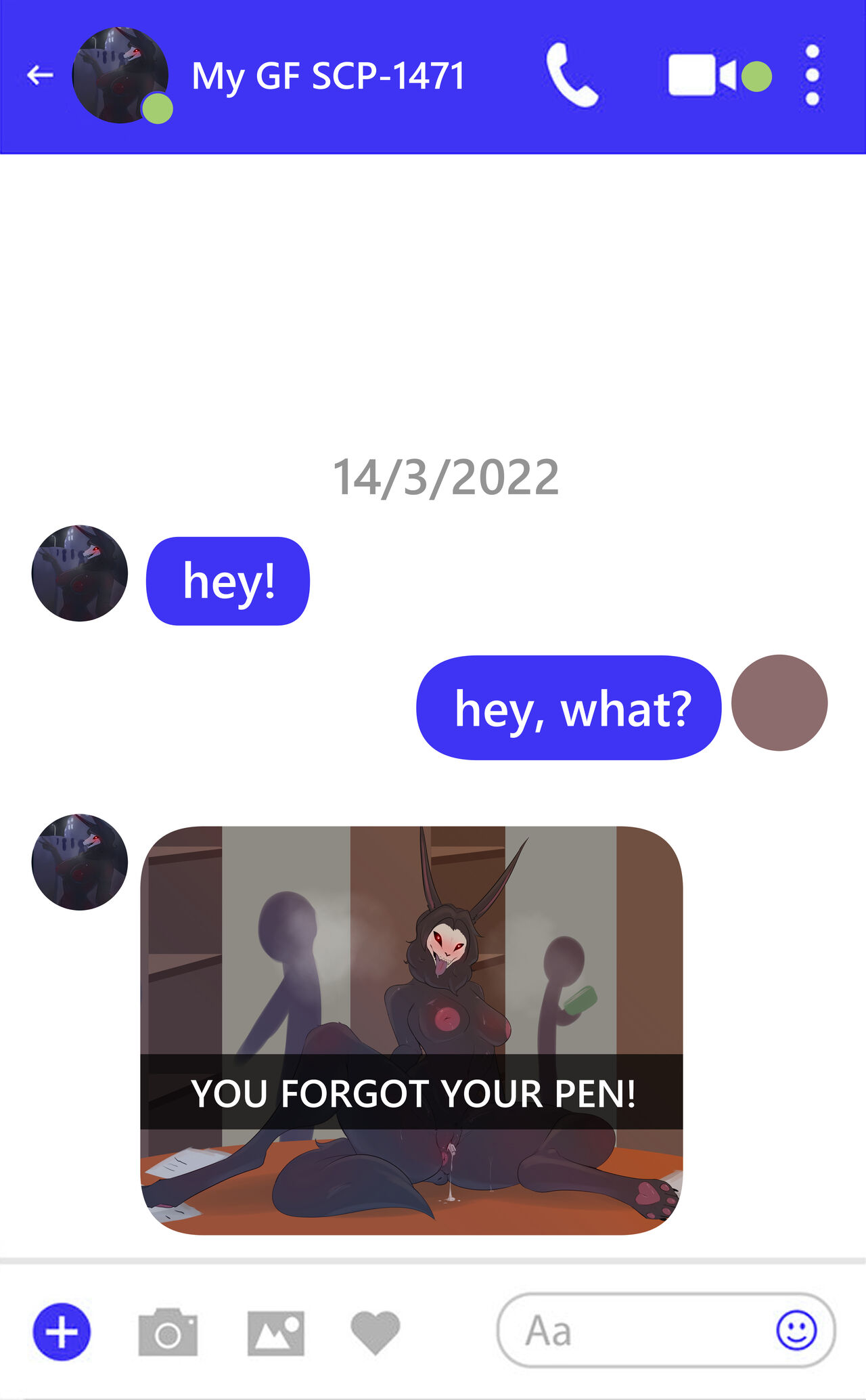 My Girlfriend is SCP-1471!! page 2 full