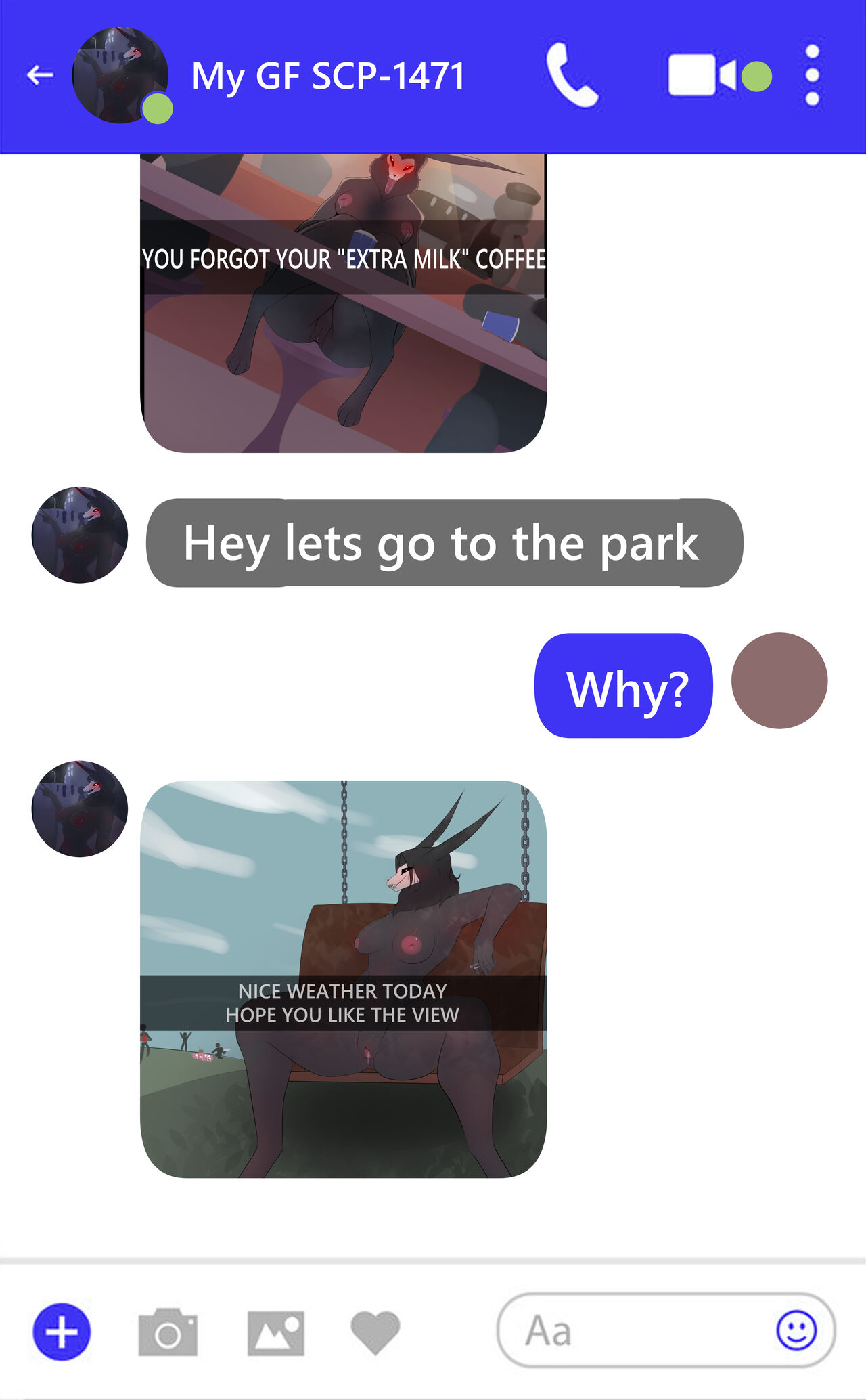 My Girlfriend is SCP-1471!! page 9 full