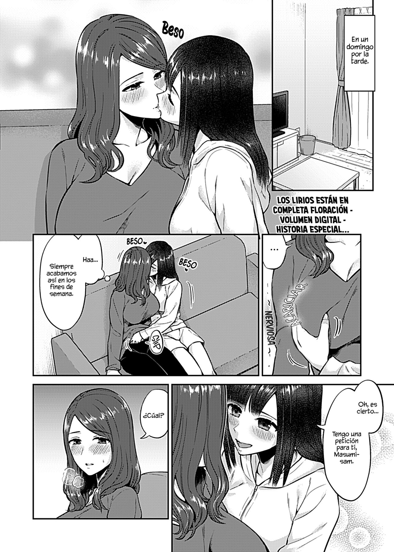 Saki Midareru wa Yuri no Hana Ch. 7.5 | LAS FLORES DE LIRIO ESTAN EN COMPLETA FLORACION CAPITULO 7.5 page 1 full