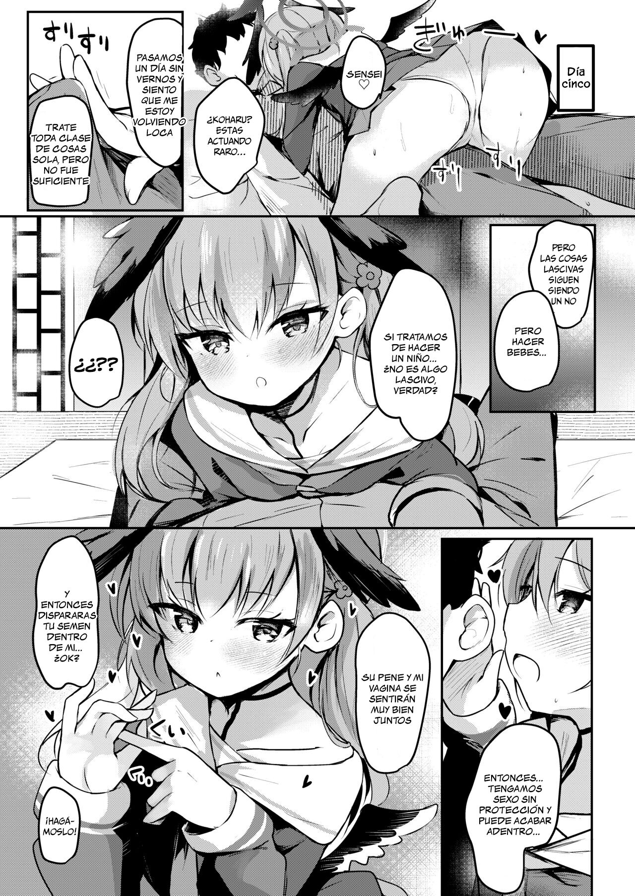 Ecchi nano wa Kinshi!? Koharu to Love Love Jirashi Play page 10 full