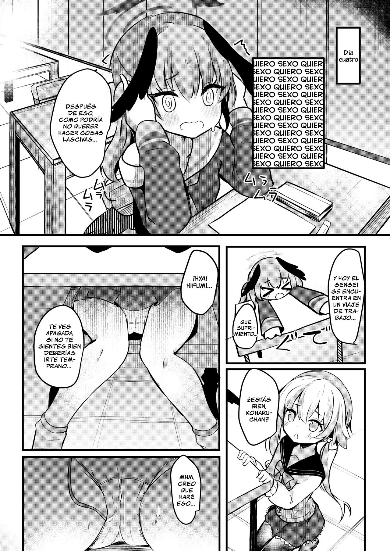Ecchi nano wa Kinshi!? Koharu to Love Love Jirashi Play page 8 full