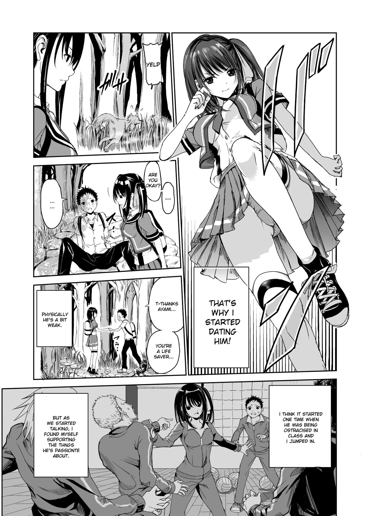 Tsuyagari Mura 1 -Kareshi wo Mamoru Tame Hikyou no Mura de Kyousei Gohoushi &amp; NTR Sex- page 6 full