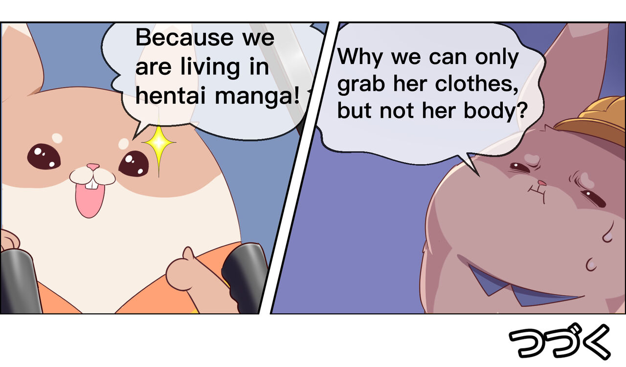 Ero Manga de Bunny no Trouble | The Troubles Bunnies Face In Hentai Comic page 7 full