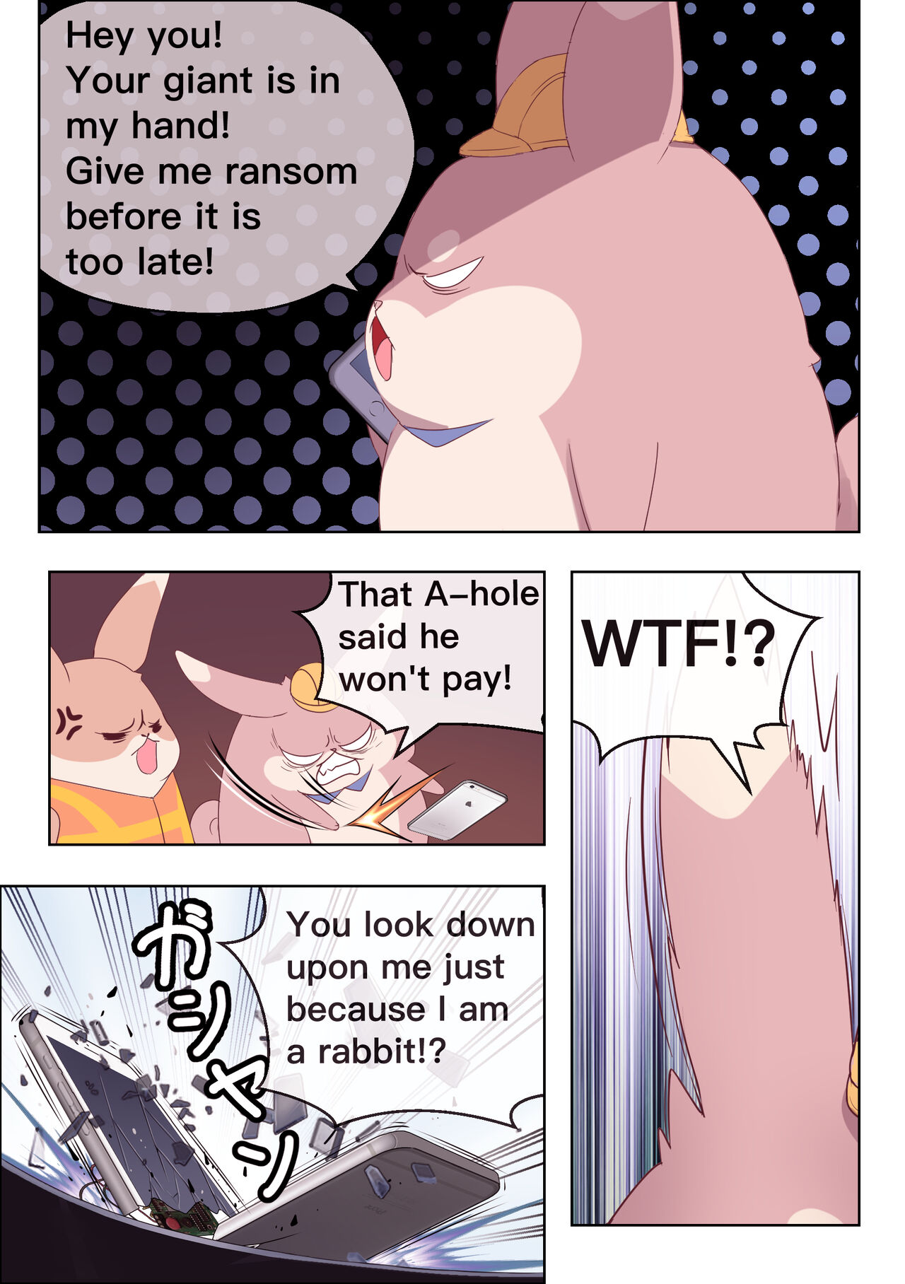 Ero Manga de Bunny no Trouble | The Troubles Bunnies Face In Hentai Comic page 9 full