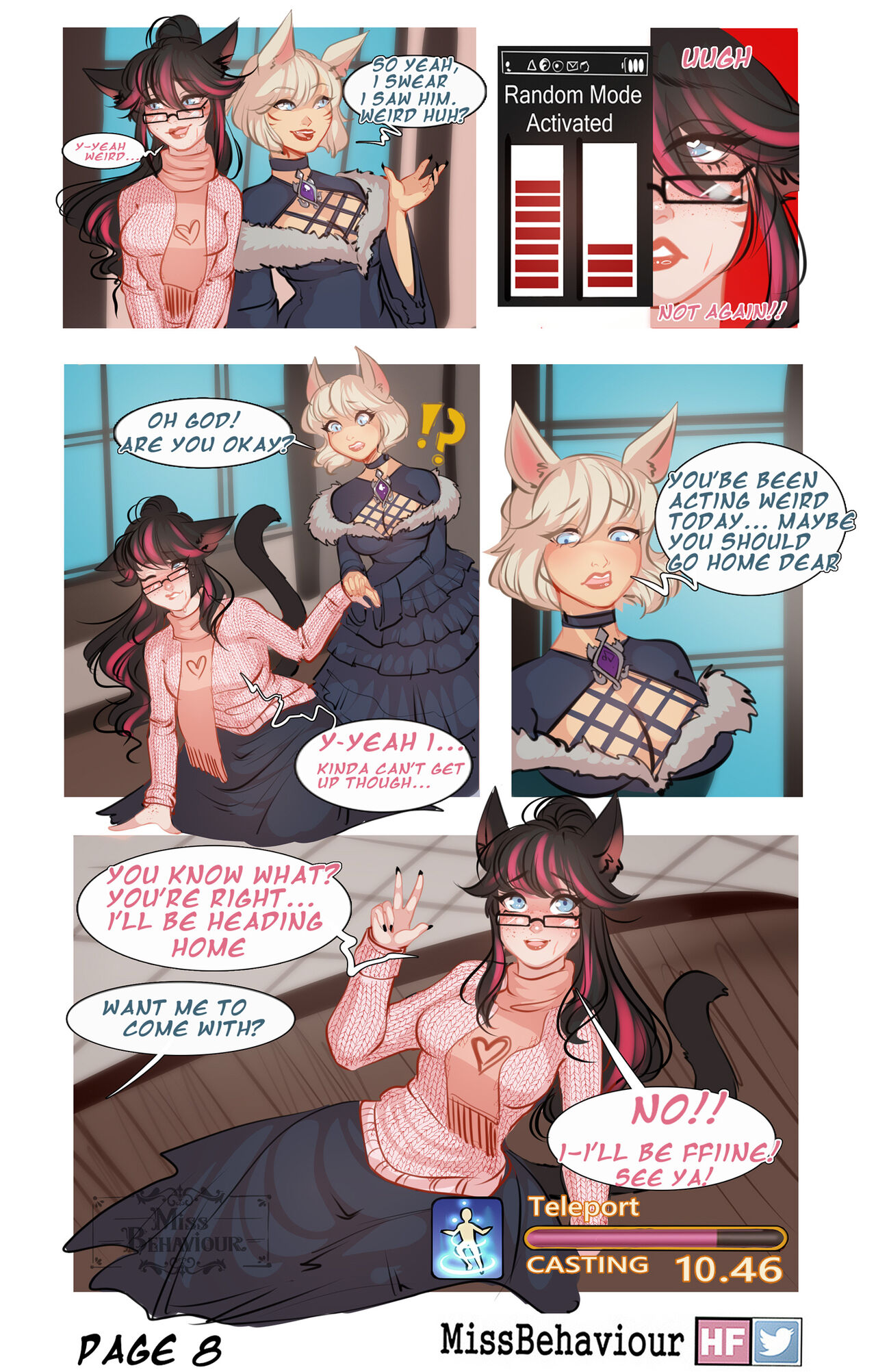Fuckaholic - MissBehaviour Comic Commission page 8 full