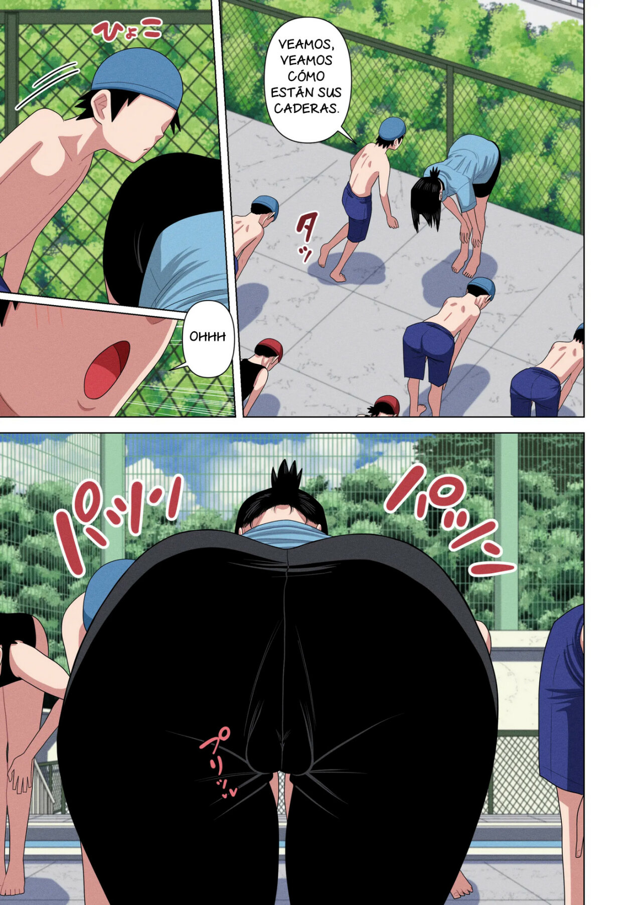 Jikan Teishi to Saimin to Toumei Ningen de Mizugi no Tannin no Sensei wo Pool no Jugyo Chu ni Okashi Makuru page 8 full