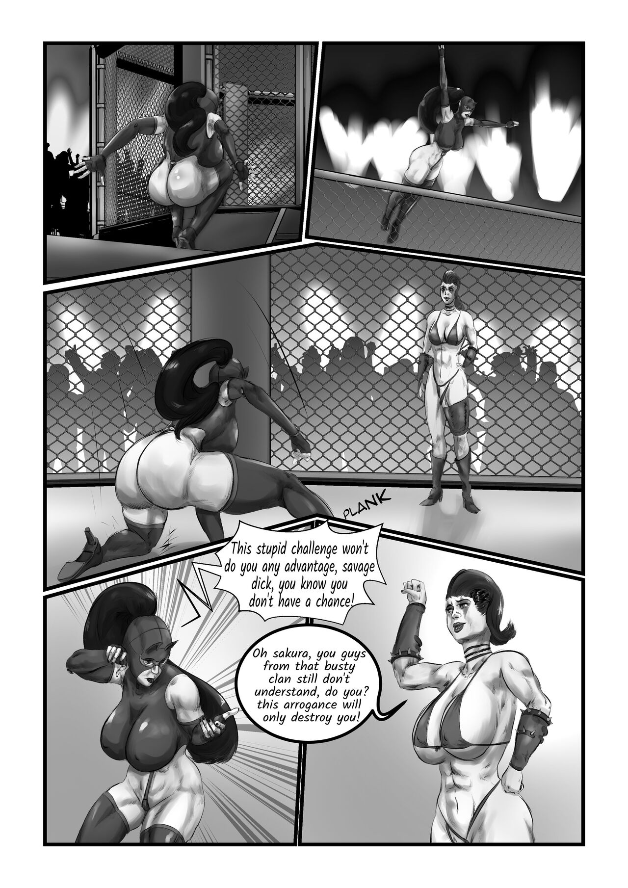 Super heroines XXX - Sakura Vs Savage Dick page 2 full