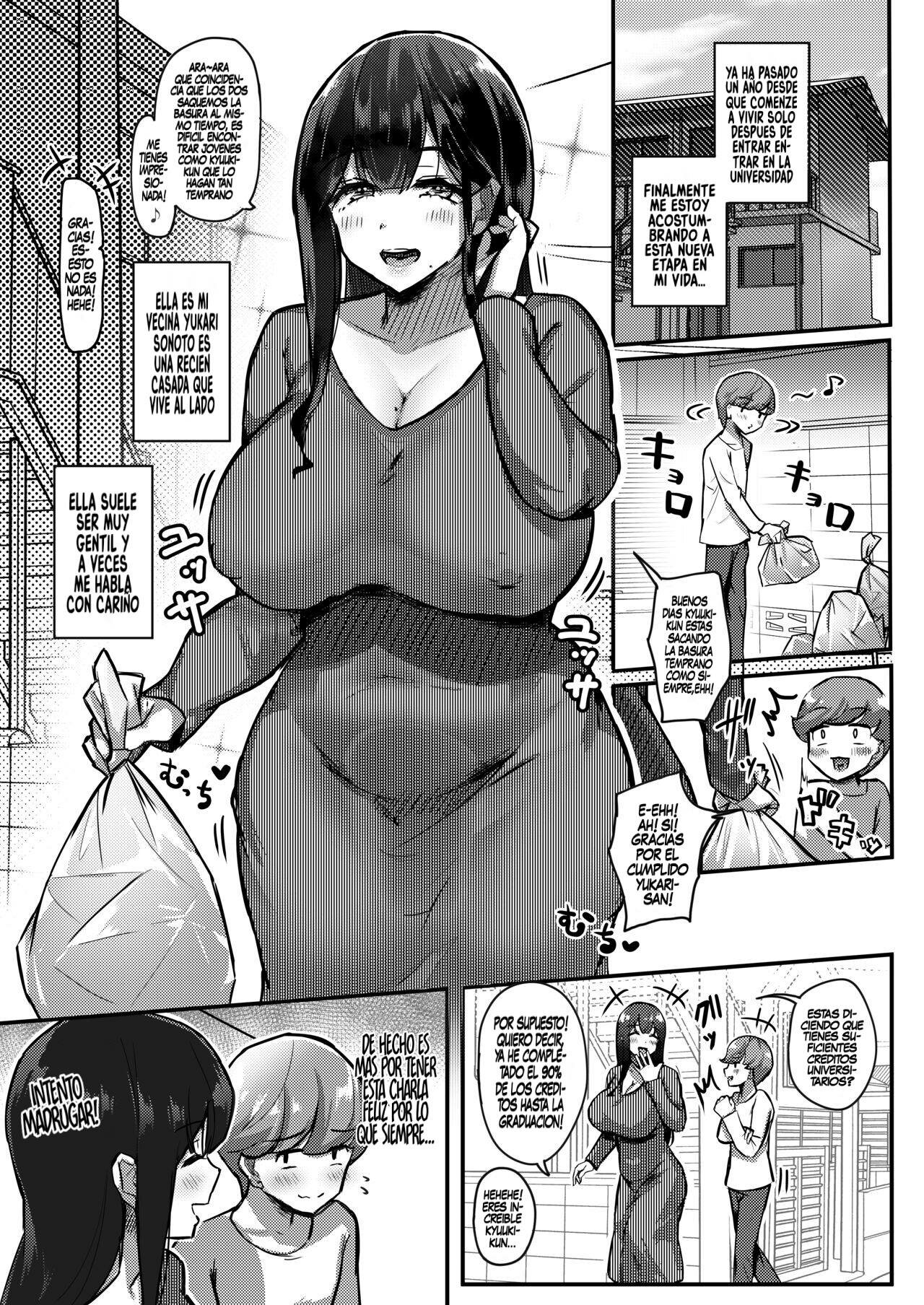 Otonari-san no Muchimuchi Wakazuma to Matching Shichatta Hanashi page 3 full