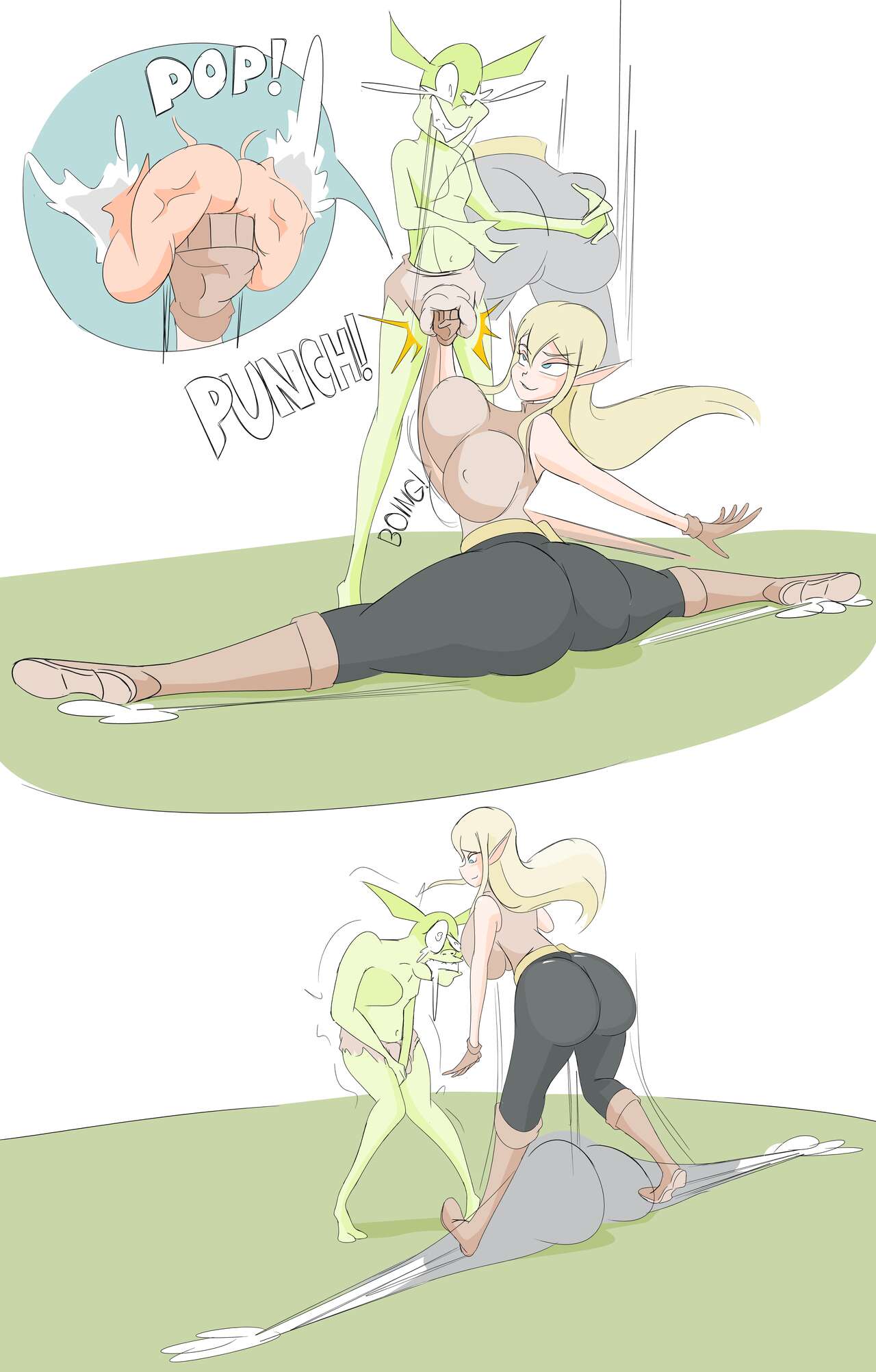 love88ballbusting comic and wip page 4 full